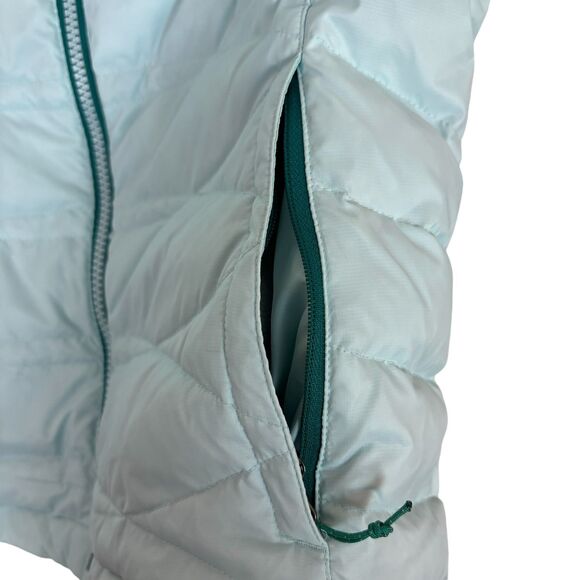 Eddie Bauer Blue Full Zip Sleeveless Down Puffer Vest Women's Small - Picture 5 of 8